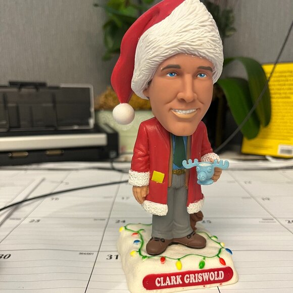 National Lampoon's Christmas Vacation Clark Griswold Wacky Wobbler Bobble Head - Picture 1 of 1